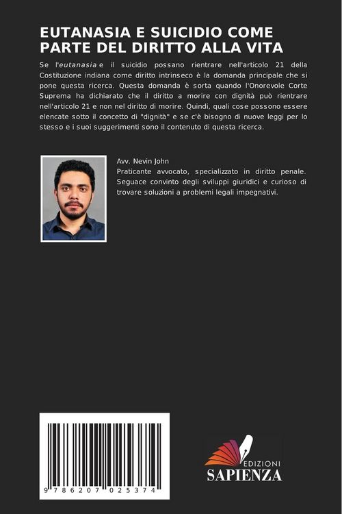 Produktbild: Eutanasia E Suicidio Come Parte Del Diritto Alla Vita