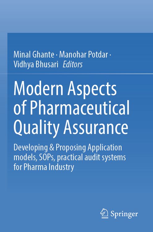 Produktbild: Modern Aspects of Pharmaceutical Quality Assurance
