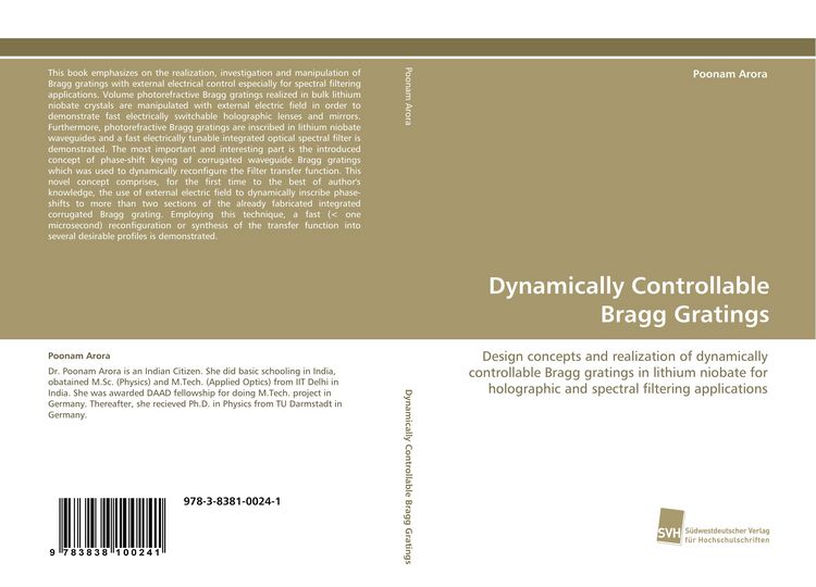 Produktbild: Dynamically Controllable Bragg Gratings