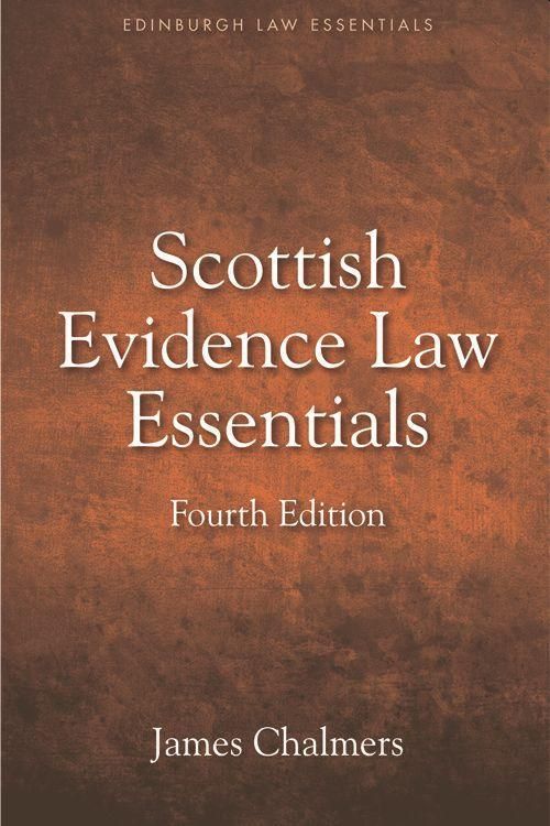 Produktbild: Scottish Evidence Law Essentia
