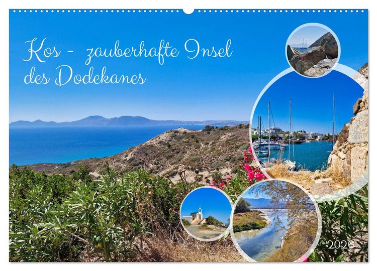 Produktbild: Kos - zauberhafte Insel des Dodekanes (Wandkalender 2026 DIN A2 quer), CALVENDO Monatskalender