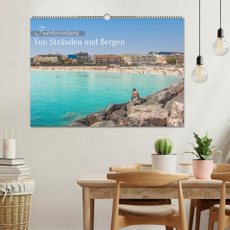 Produktbild: Fuerteventura &ndash; Von Str&auml;nden und Bergen (Wandkalender 2026 DIN A2 quer), CALVENDO Monatskalender