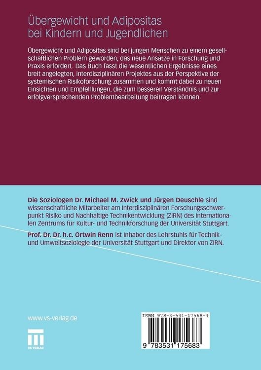 Produktbild: &Uuml;bergewicht und Adipositas bei Kindern und Jugendlichen