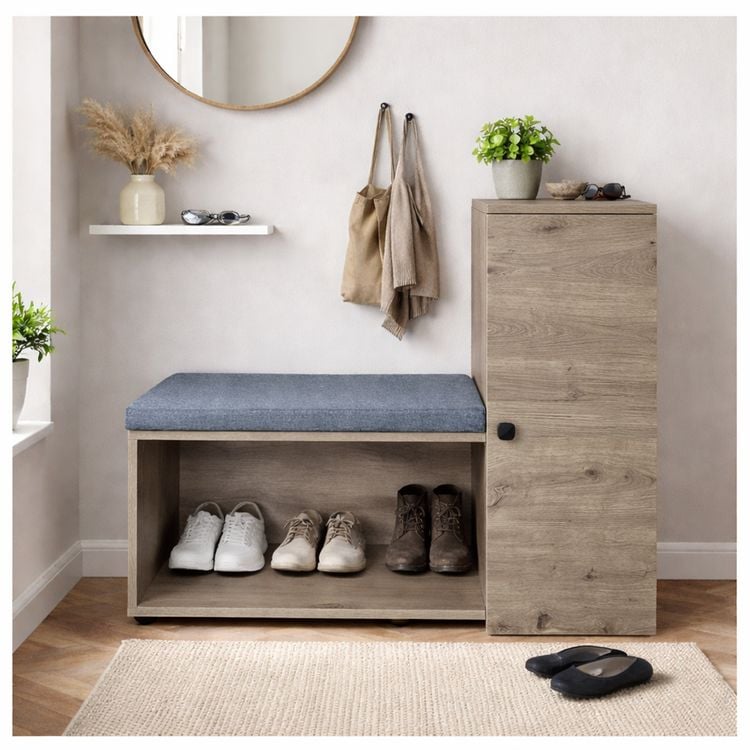 Produktbild: HTI-Living Schuhschrank mit Sitzbank Thekla Artisaneiche