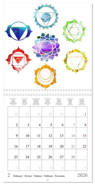 Produktbild: Your personalised yoga planner (Wall Calendar 2026 12 &times; 12 Inch) CALVENDO 12 Month Wall Calendar