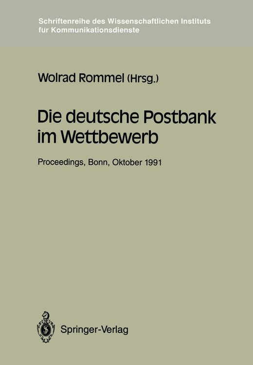Produktbild: Die deutsche Postbank im Wettbewerb