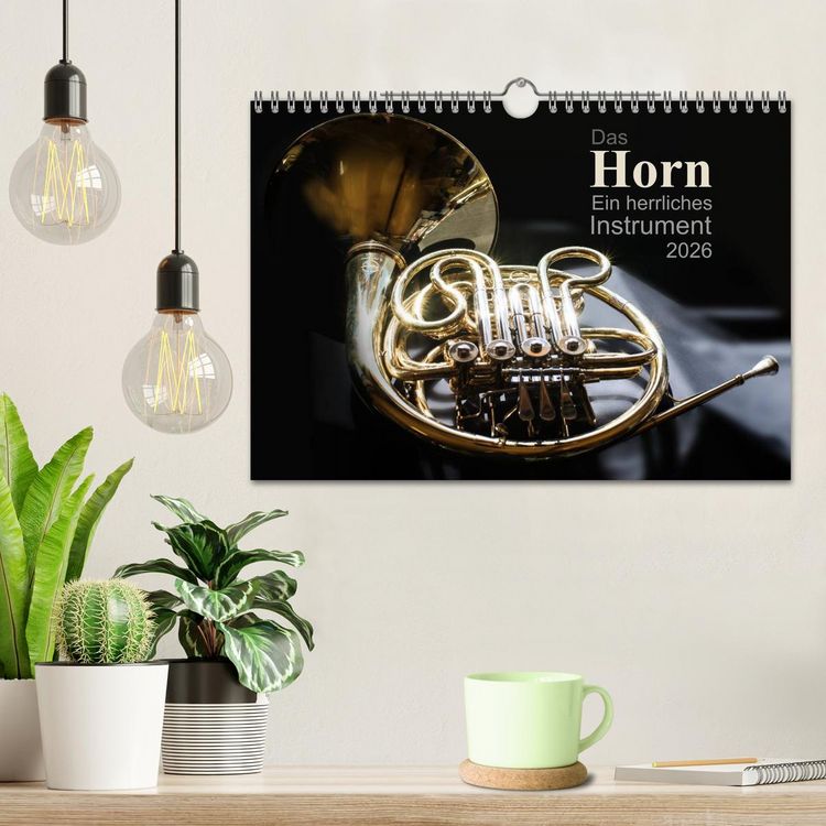 Produktbild: Das Horn, ein herrliches Instrument (Wandkalender 2026 DIN A4 quer), CALVENDO Monatskalender