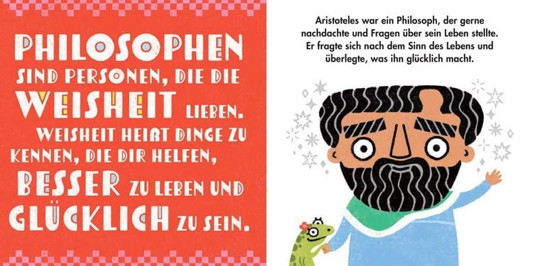 Produktbild: Gl&uuml;ck mit Aristoteles. Bilderbuch