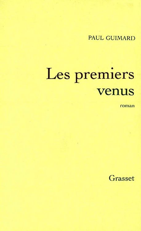 Produktbild: Les premiers venus