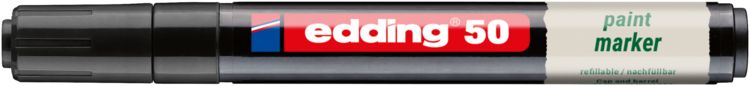 Produktbild: Edding 50 EcoLine 4-50-001 Lackmarker Schwarz 2 mm, 3mm