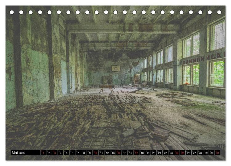 Produktbild: Chernobyl/Prypjat 2026 (Tischkalender 2026 DIN A5 quer), CALVENDO Monatskalender