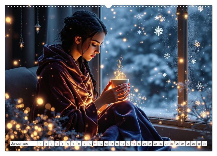 Produktbild: Lichtgefl&uuml;ster (hochwertiger Premium Wandkalender 2026 DIN A2 quer), Kunstdruck in Hochglanz