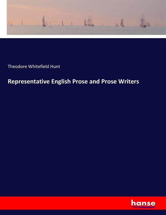 Produktbild: Representative English Prose and Prose Writers