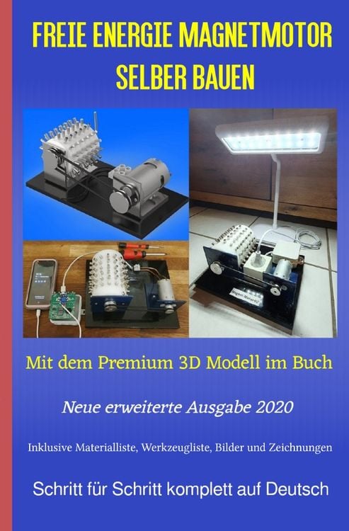 Produktbild: Freie Energie Magnetmotor selber bauen