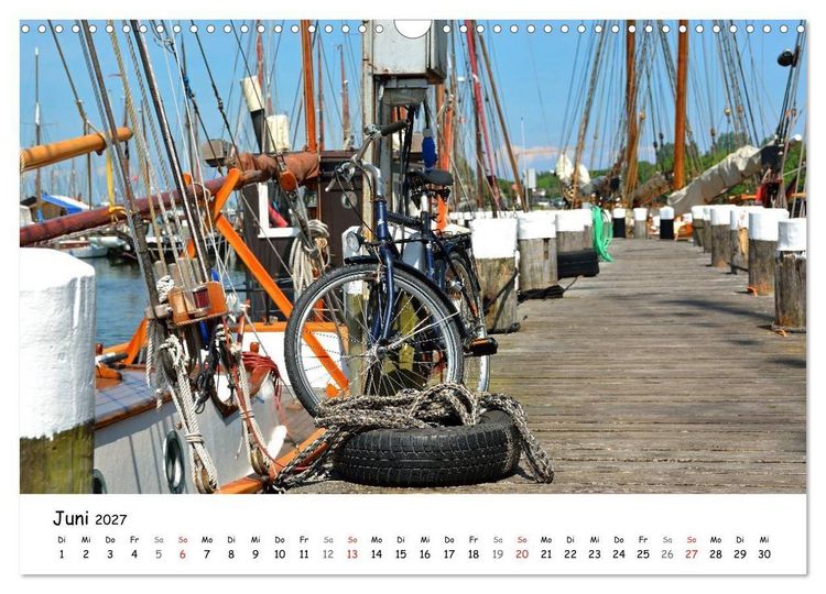 Produktbild: Velomantisch - Radimpressionen (Wandkalender 2027 DIN A3 quer), CALVENDO Monatskalender