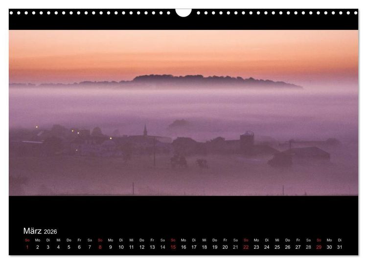 Produktbild: NEBEL (Wandkalender 2026 DIN A3 quer), CALVENDO Monatskalender