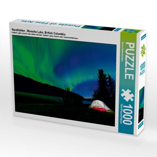 Produktbild: Nordlichter , Muncho Lake, British Columbia (Puzzle)