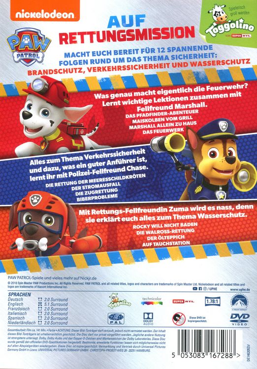 Produktbild: Paw Patrol - Auf Rettungsmission