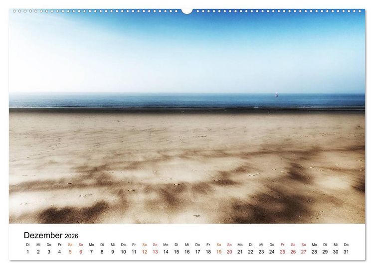 Produktbild: Wieder an der Nordsee (hochwertiger Premium Wandkalender 2026 DIN A2 quer), Kunstdruck in Hochglanz