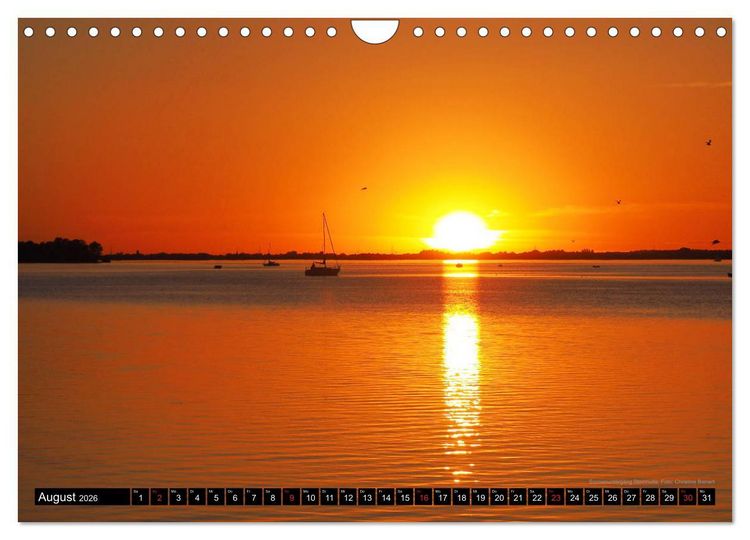 Produktbild: Steinhuder Meer, Momentaufnahmen von Christine Bienert (Wandkalender 2026 DIN A4 quer), CALVENDO Monatskalender