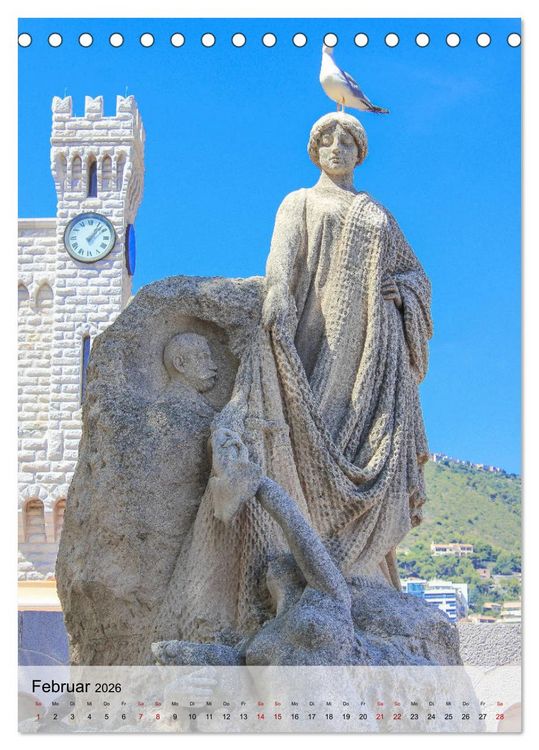 Produktbild: Monaco - Historisches Monaco (Tischkalender 2026 DIN A5 hoch), CALVENDO Monatskalender