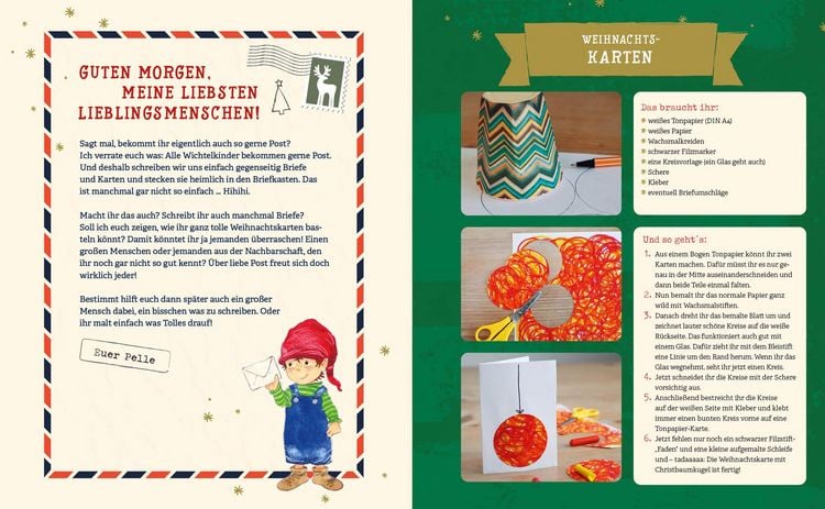 Produktbild: Mein Adventskalender-Buch: Winter-Weihnacht-Wichtelspa&szlig;