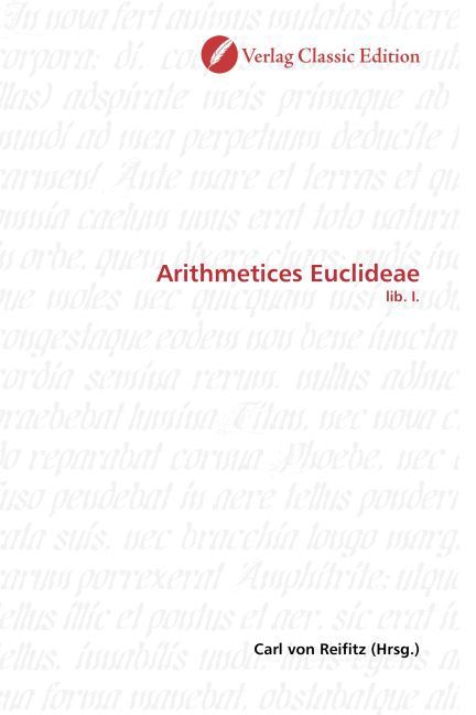 Produktbild: Arithmetices Euclideae