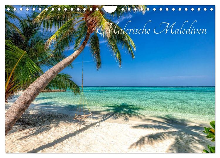 Produktbild: Malerische Malediven (Wandkalender 2026 DIN A4 quer), CALVENDO Monatskalender