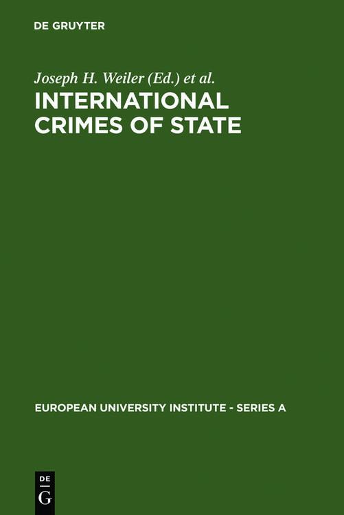 Produktbild: International Crimes of State