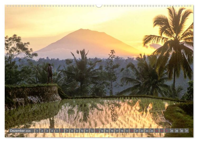 Produktbild: Peter Fischer - Bali 2026 (Wandkalender 2026 DIN A2 quer), CALVENDO Monatskalender