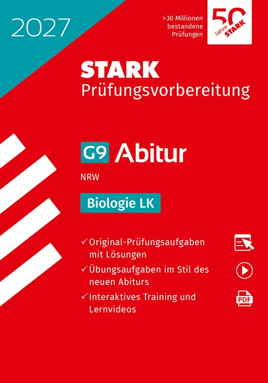 Produktbild: STARK Biologie LK - Abitur 2027 NRW - Pr&uuml;fungsvorbereitung