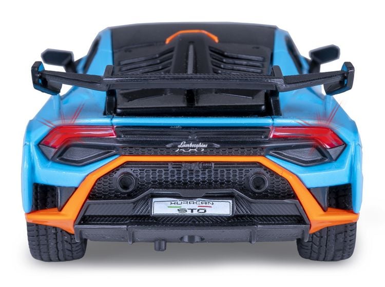 Produktbild: Lamborghini Hurac&aacute;n STO Diecast 1:32 blau inkl. Knopfzellen