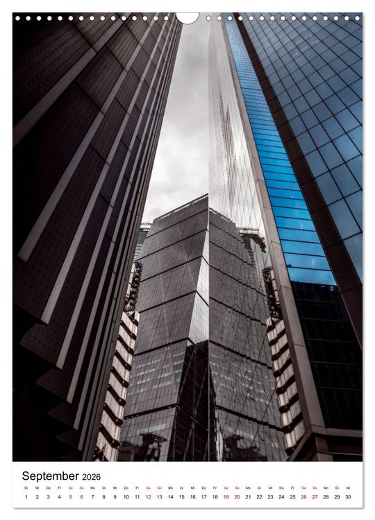 Produktbild: London Financial District (Wandkalender 2026 DIN A3 hoch), CALVENDO Monatskalender