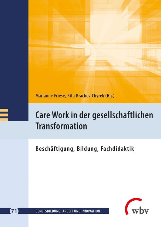 Produktbild: Care Work in der gesellschaftlichen Transformation
