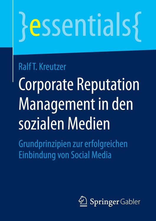 Produktbild: Corporate Reputation Management in den sozialen Medien