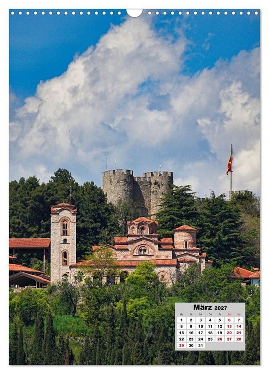 Produktbild: Orthodoxe Kirchen in Nordmazedonien (Wandkalender 2027 DIN A3 hoch), CALVENDO Monatskalender