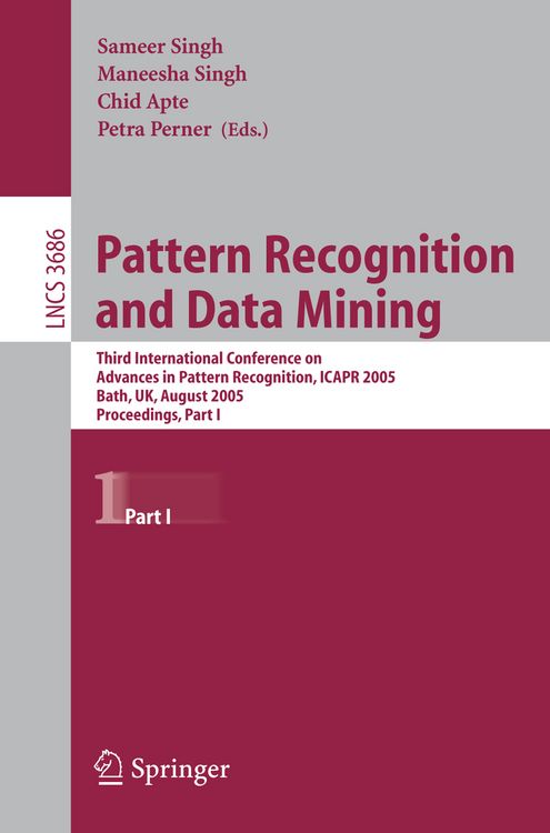 Produktbild: Pattern Recognition and Data Mining