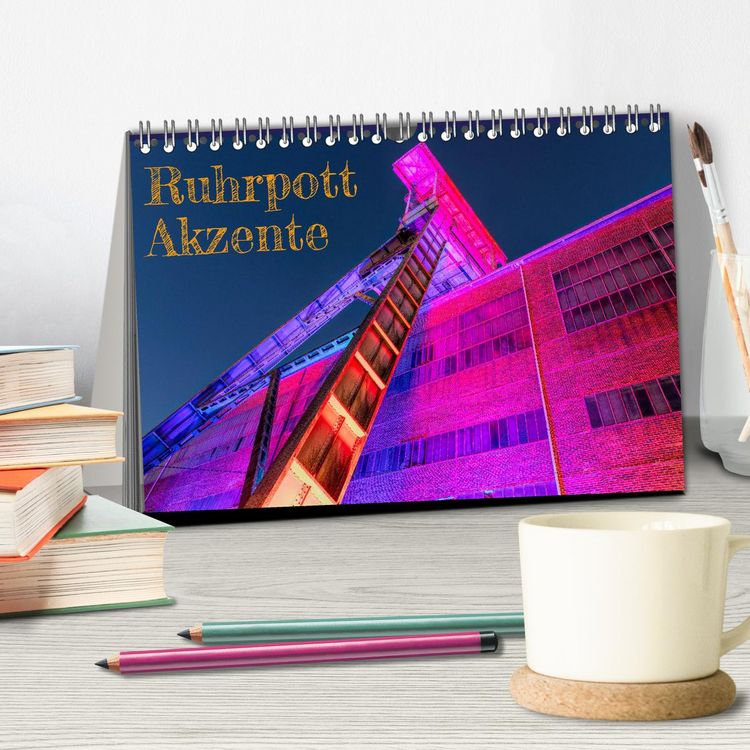 Produktbild: Ruhrpott Akzente (Tischkalender 2026 DIN A5 quer), CALVENDO Monatskalender