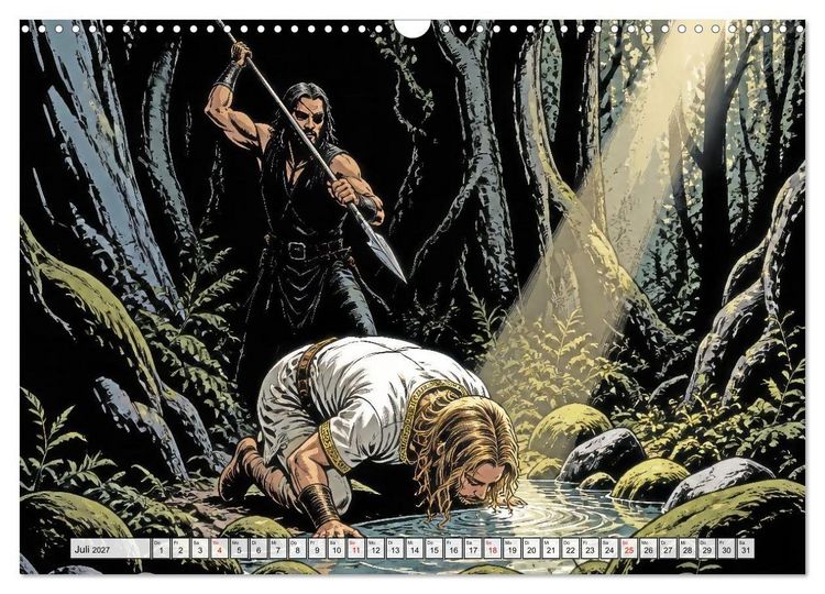 Produktbild: Die Nibelungen: Glanz und Verderben (Wandkalender 2027 DIN A3 quer), CALVENDO Monatskalender