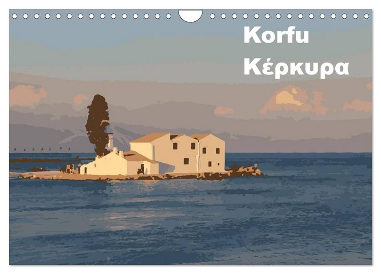 Produktbild: Korfu - Kerkira (Wandkalender 2026 DIN A4 quer), CALVENDO Monatskalender