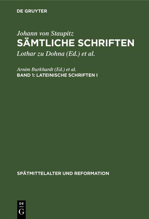 Produktbild: Lateinische Schriften I