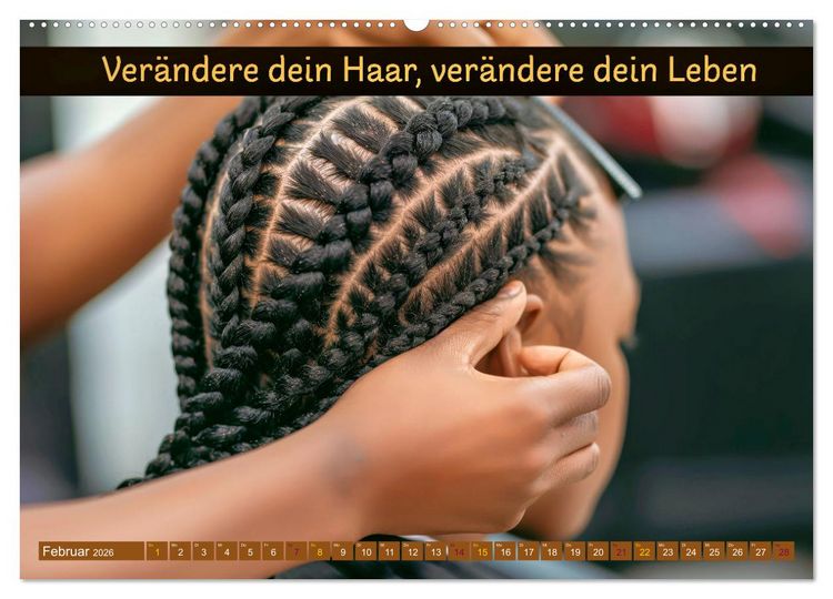 Produktbild: Coiffeur - Wellness f&uuml;r die Haare - mit Spr&uuml;chen (hochwertiger Premium Wandkalender 2026 DIN A2 quer), Kunstdruck in Hochglanz