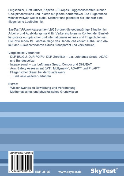 Produktbild: SkyTest&reg; Piloten-Assessment 2026
