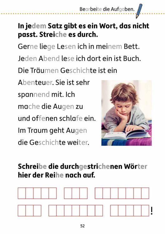 Produktbild: Mein &Uuml;bungsheft Lesen 1. Klasse - Vom Satz zum Text