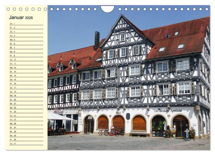 Produktbild: Sehenswertes in Baden-W&uuml;rttemberg erleben (Wandkalender 2026 DIN A4 quer), CALVENDO Monatskalender