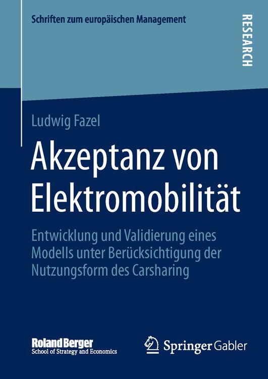 Bild vom Artikel Akzeptanz von Elektromobilität vom Autor Ludwig Fazel