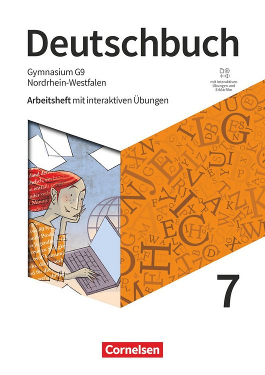 Produktbild: Deutschbuch Gymnasium - Nordrhein-Westfalen - 2019 - 7. Klasse - Arbeitsheft mit interaktiven &Uuml;bungen online