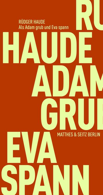 Produktbild: Als Adam grub und Eva spann
