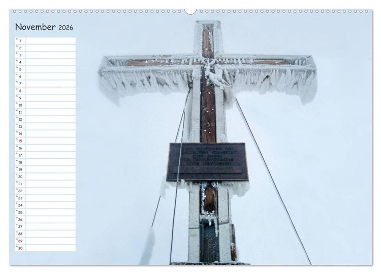 Produktbild: Der Gro&szlig;venediger 3666m (Wandkalender 2026 DIN A2 quer), CALVENDO Monatskalender