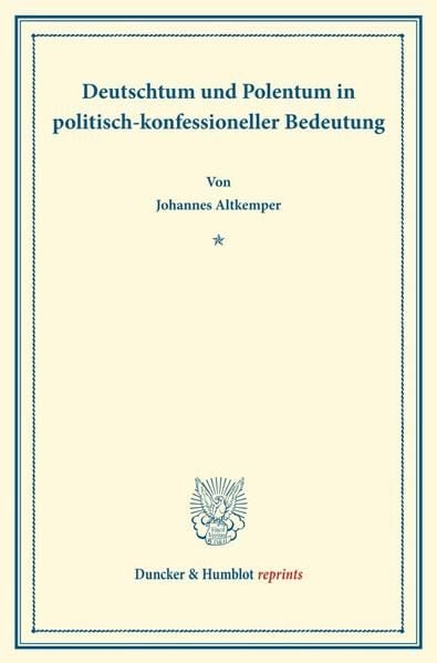 Produktbild: Deutschtum und Polentum